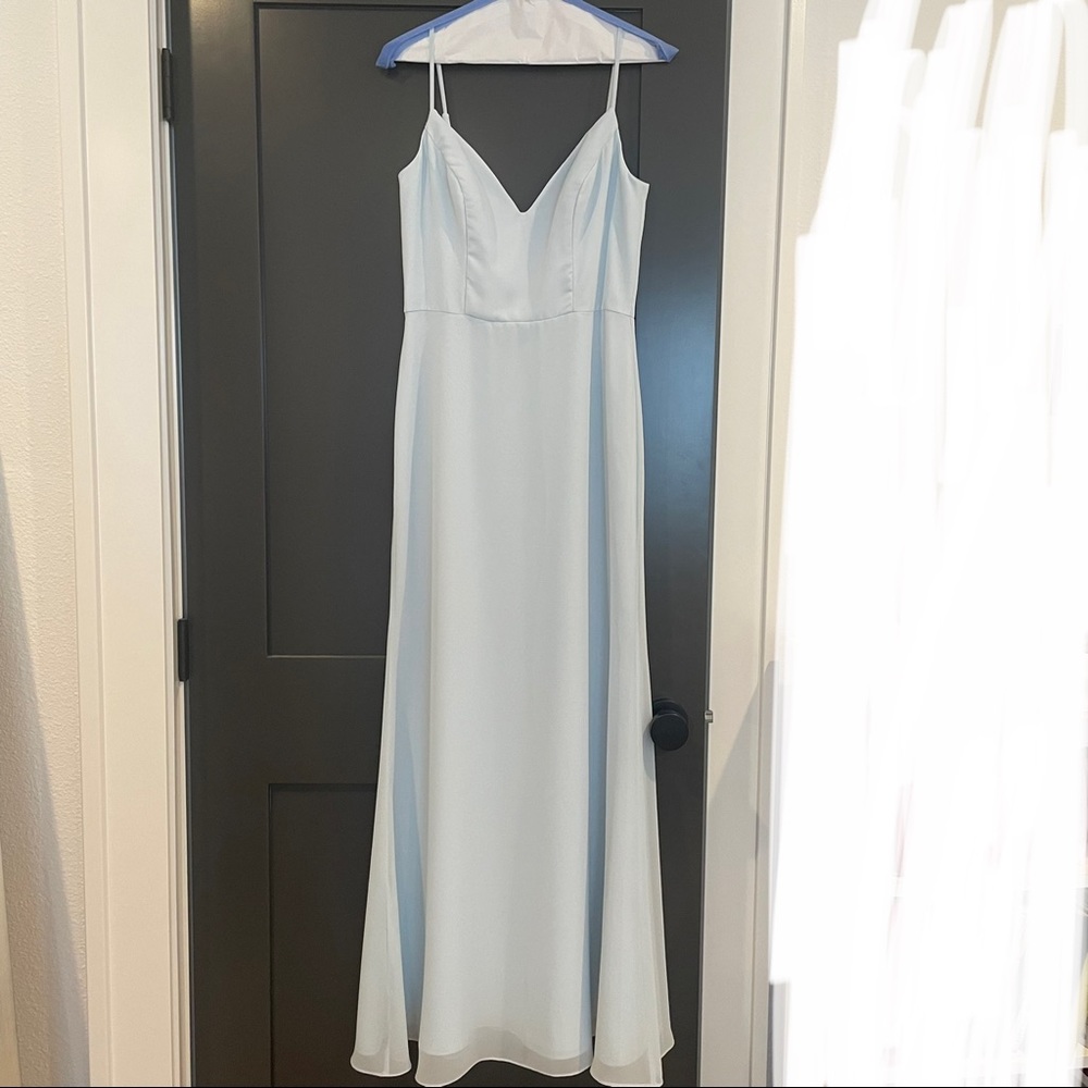 Hayley Paige Occasions 5910; size 4; Oasis